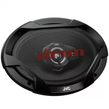 JVC CS-DR6932 6x9 inch 3-smerni koaksialni avtomobilski zvočniki, 500W peak, 70W RMS, Carbon Mica nizkotonec, PEI visokotonci, 4 Ohm