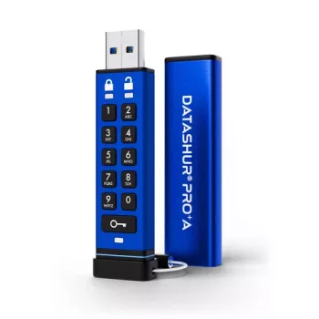 iStorage datAshur PRO+A 64GB USB 3 bliskovni pogon, 256-bit (IS-FL-DA3A-256-64)