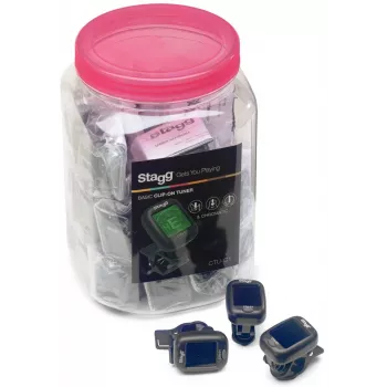 Stagg SCTUC1/30 pripni kromatični uglaševalnik, paket 30 kosov za prodajno stojalo