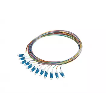 LANBERG Pigtail SM LC/UPC Semi-Tight 9/125 G657A1 12x2m večbarvno