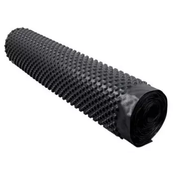 HDPE gumbasta folija za vertikalno izolacijo temeljev 1,5 m x 20 m (30 m²) - črna
