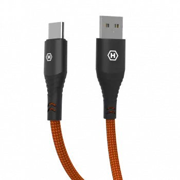 HAMMER kabel USB-A na USB-C 1,2 m črn 480Mbps polnjenje in podatki