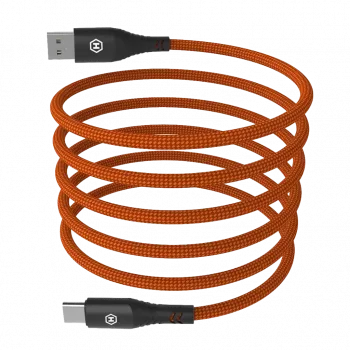 HAMMER kabel USB-A na USB-C 1,2 m črn 480Mbps polnjenje in podatki