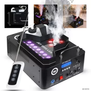 LIGHT4ME JET 3000 LED vertikalni stroj za meglo 3000W DMX RGB