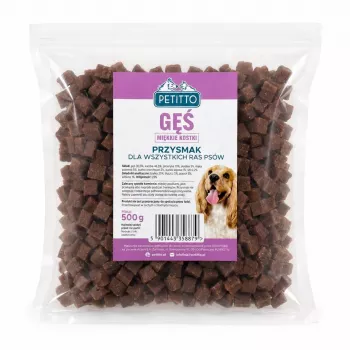 PETITTO kalcijeve kocke z gosjo za pse 500g