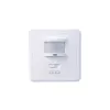 MACLEAN MCE18 PIR senzor gibanja z zaznavanjem zvoka, stenska montaža, 160°, 1200W, bel