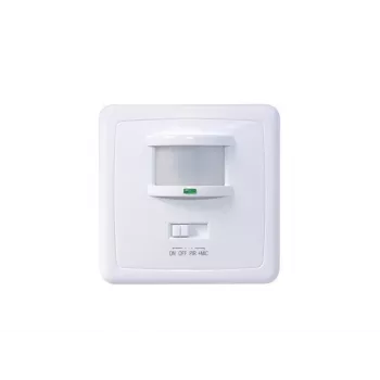 MACLEAN MCE18 PIR senzor gibanja z zaznavanjem zvoka, stenska montaža, 160°, 1200W, bel