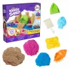 Kinetic Sand Beach Adventure komplet – 907g peska v 3 barvah s kalupi, orodjem in pladnjem za igro