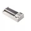 DELI E3895-EU pisarniški laminator A3 | vroče in hladno laminiranje s 250 mm/min, največ 125 mikronov, zaščita pred zamašitvijo, črno-srebrn