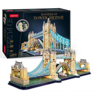 Cubic Fun 3D sestavljanka Tower Bridge z LED