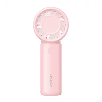 USAMS BC Series ročni ventilator, roza, 500mAh
