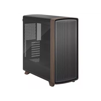 Fractal Design Summit Black TG Light Tint ohišje za namizni računalnik Mid-Tower s sprednjo ploščo iz orehovega lesa