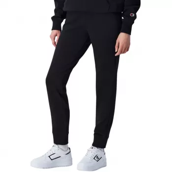 Champion ženske jogging hlače z rebrastim pasom, črne, velikost M