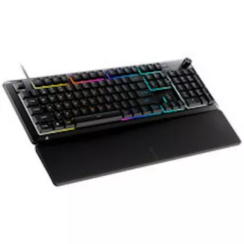CORSAIR SKIFF 100 igralna tipkovnica, 10-conski RGB, IP42 zaščita pred brizganjem - črna