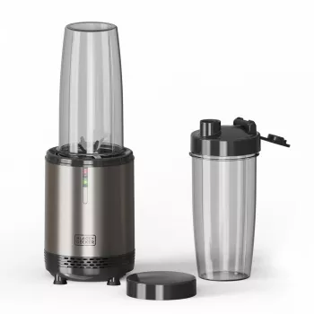 Osebni mešalnik BLACK+DECKER ES9120160B 1000W z 2x 600ml Tritan steklenicama in pokrovoma za potovanje