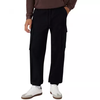 Moške cargo hlače Champion Woven, črne, 221867 KK001 XL