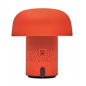 KOODUU Sensa Play prenosni Bluetooth zvočnik z zatemnljivo RGB LED svetilko, zaščita pred brizganjem IPX4, TWS povezovanje, USB-C, oranžen