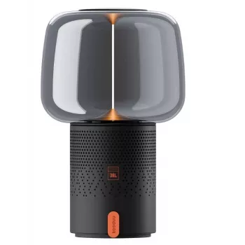KOODUU Serena Play prenosna LED svetilka z Bluetooth zvočnikom siva