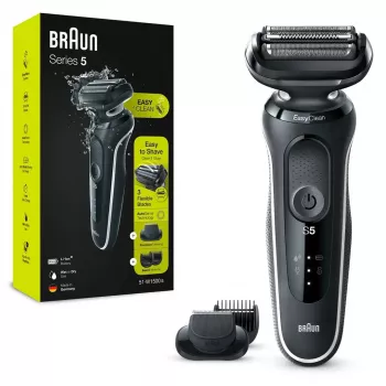 BRAUN brivnik Series 5 51-W1500s mokro in suho britje črn