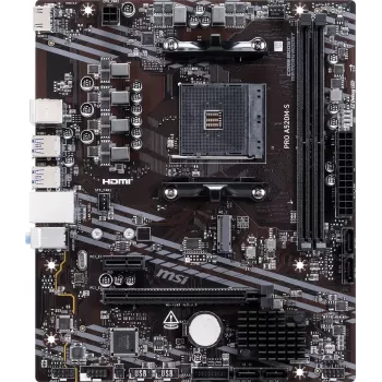 MSI PRO A520M-S AM4 matična plošča Micro-ATX, AMD A520, DDR4, HDMI, Gigabit LAN