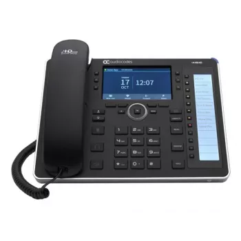 AudioCodes 445HD – VoIP telefon s prikazom številke/čakajočim klicem