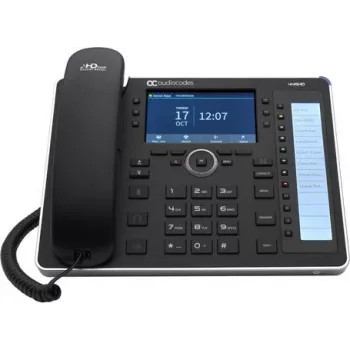 AudioCodes 445HD – VoIP telefon s prikazom številke/čakajočim klicem