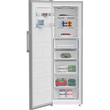 BEKO zamrzovalnik B3RMFNE314XB, energijski razred E, 186,5 cm, 286L, barva inox