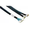 Supermicro CBL-MCIO-1255L4Y kabel MCIO x8 na 2 SlimSAS LP x4, ravni, 55cm