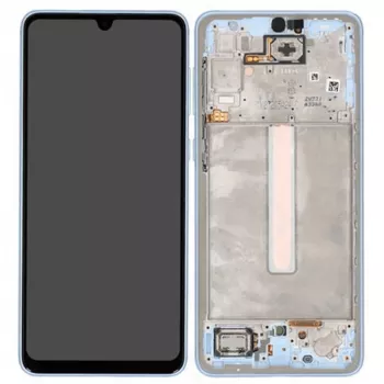 Zaslon na dotik s sprednjim pokrovom Samsung SM-A336B Galaxy A33 5G LCD, Awesome Blue