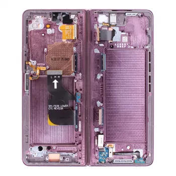 Galaxy Z Fold4 LCD - dotik - sprednji pokrov Burgundy