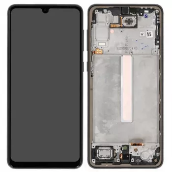 Zaslon na dotik s sprednjim pokrovom SM-A336B Galaxy A33 5G LCD, Awesome Black