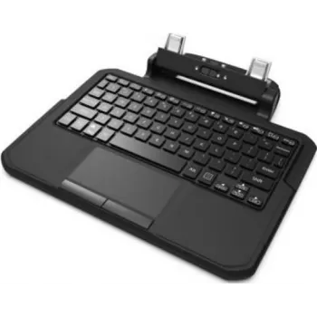 Zebra tipkovnica - 2-v-1 - s touchpadom - osvetljena