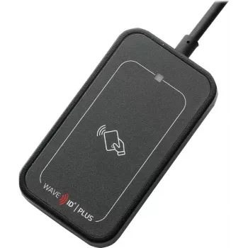 RF IDeas WAVE ID Plus Mini Keystroke iClass ID/SE/SEOS črn USB čitalnik
