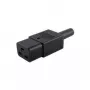 Microconnect C19PLUG napajalni kabel, črn, vtičnica C19