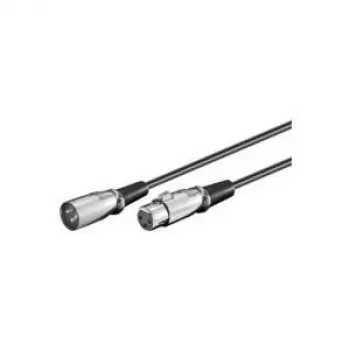 Microconnect XLRMF2 avdio kabel 2 m XLR (3-polni) črn