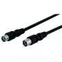 Microconnect COAX025 koaksialni kabel 2,5 m črn