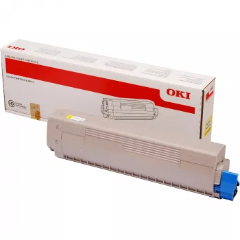 OKI 45862837 (MC853/873/883) toner kartuša, 7300 strani, rumena