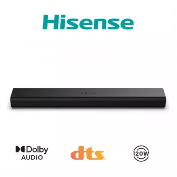 Hisense HS1000 zvočna palica 2.0 kanala 60W Bluetooth HDMI ARC USB AUX optično črna