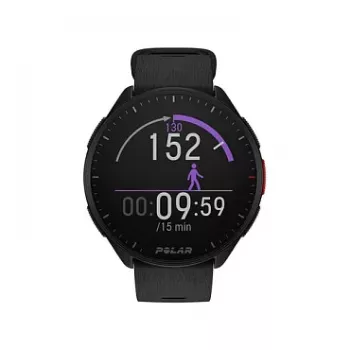 Polar Pacer GPS ura za tek, Night Black, pas S/L, 1,2 inch MIP zaslon, 32 MB, Bluetooth