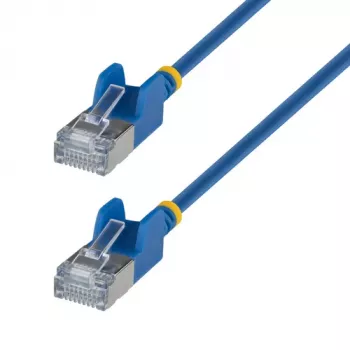 StarTech.com 15cm ultra tanek Cat6a patch kabel - RJ-45 vtič na RJ-45 vtič - moder