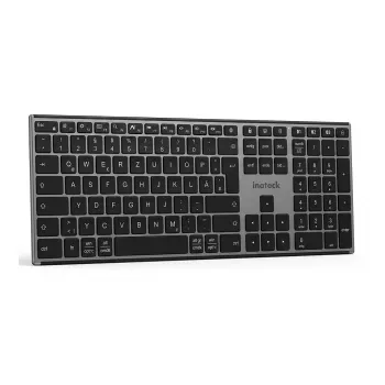 INATECK ergonomska brezžična tipkovnica QWERTZ siva