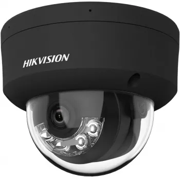 Hikvision DS-2CD2143G2-LIS2U(2,8mm)(BLACK) 4MP AcuSense dome IP varnostna kamera, 2,8 mm fiksni objektiv, črna