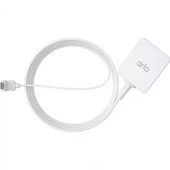 ARLO USB polnilni adapter evropski vtič na USB-C 7,6 m zunanji bel