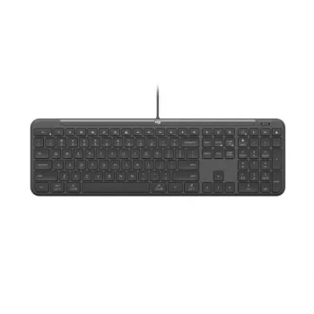 Logitech Signature Slim Wired K620 za poslovanje, švicarska postavitev, grafitna