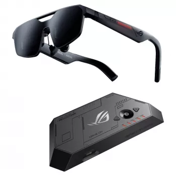 ASUS ROG XREAL R1-N igralna AR očala 240 Hz, ozka velikost IPD 63 (57-66 mm), črna