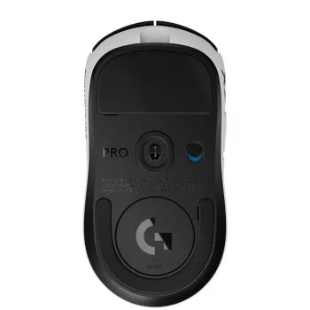 Logitech G PRO X2 SUPERSTRIKE optična brezžična igralna miška - črno-bela