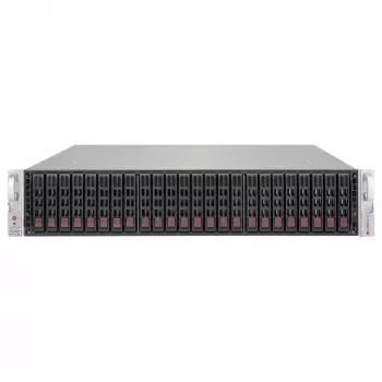 Supermicro SC216 BE1C-R609JBOD 2U 24x2,5 inch Hot-Swap SAS3 JBOD ohišje z 2x600W redundantnima napajalnikoma