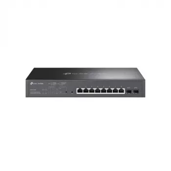 TP-Link Omada TL-SG2210MP Managed L2/L2+ PoE stikalo, 8x Gigabit RJ45, 20 Gbps preklopna zmogljivost, rack montaža 1U