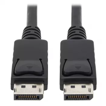 Tripp Lite Series kabel DisplayPort z zaklepnimi konektorji, 4K 60 Hz (M/M), črn, 1,8 m