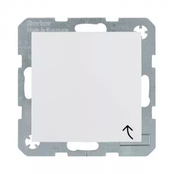 Berker 47528989 vtičnica Schuko tip F, 1-mestna, IP44, polarna bela, sijaj, S.1